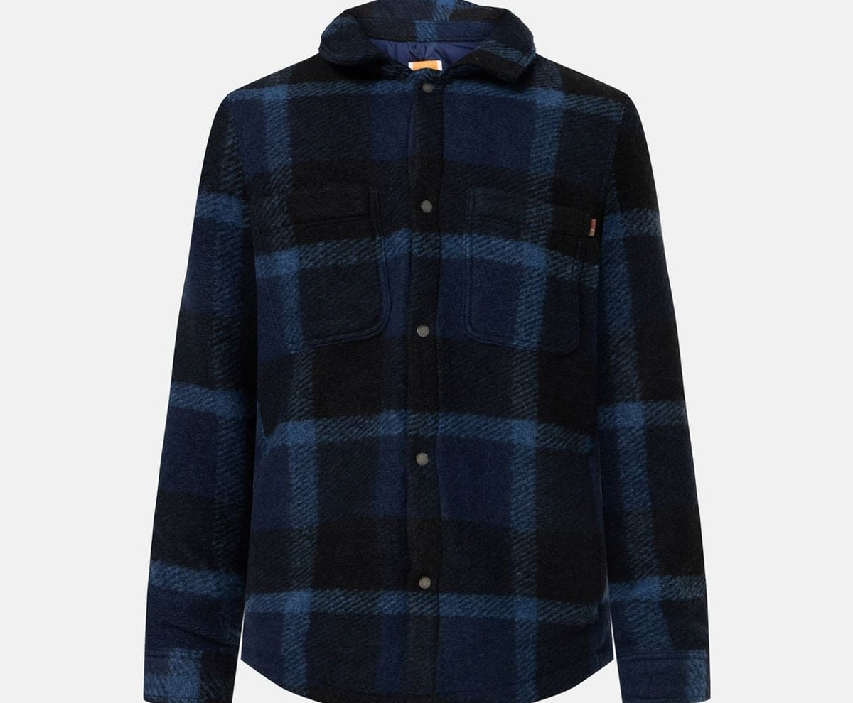 Timberland Wool-blend shacket Midnight Blue – tøj