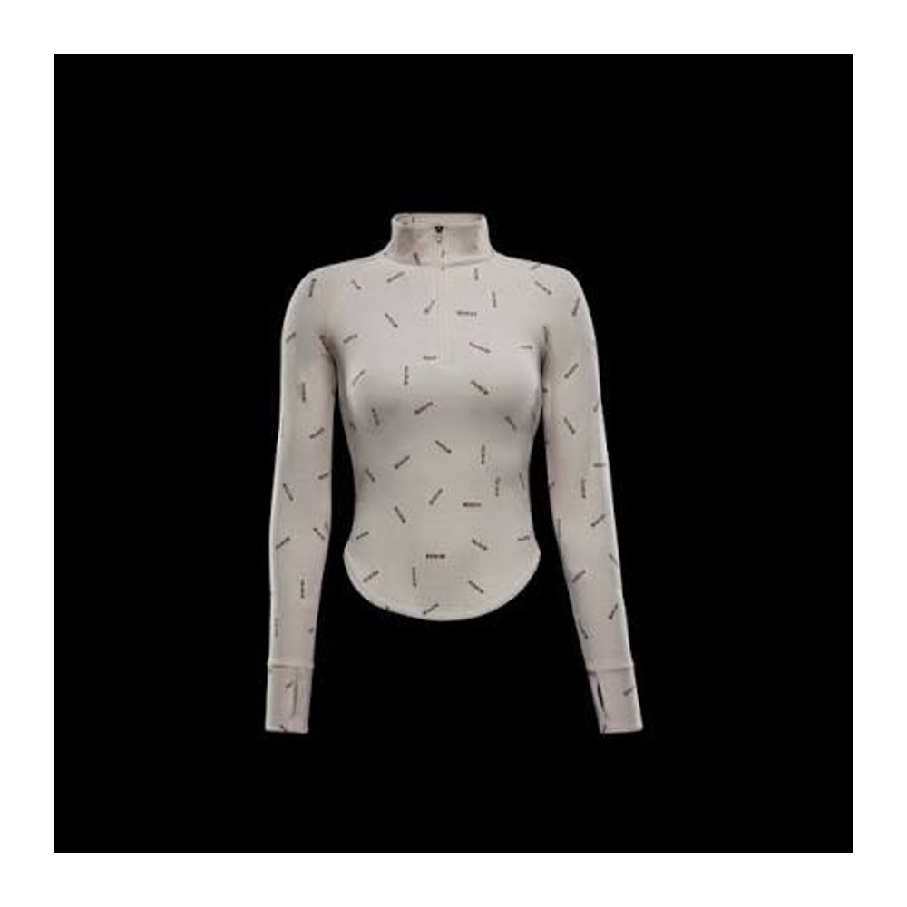 Nike Sportswear Collection Women's Slim 1/2-Zip Long-Sleeve Logo Top – ruházat