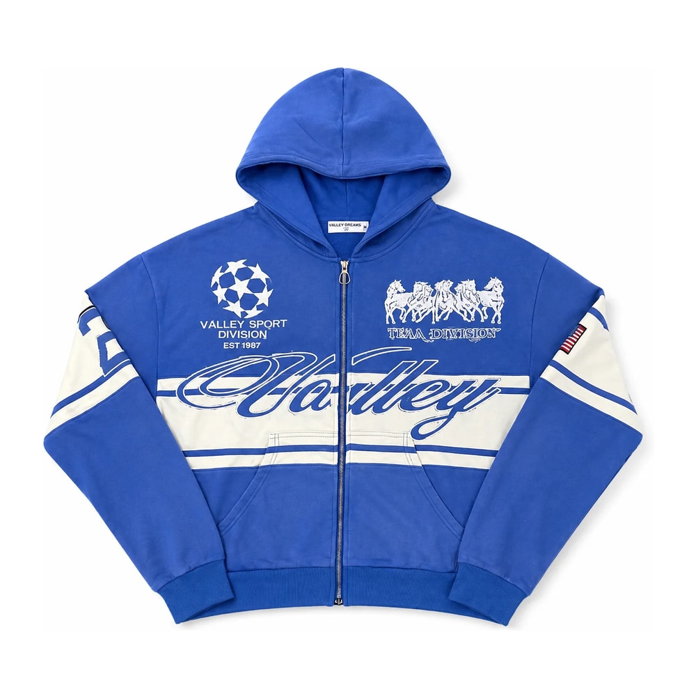 Vale Forever Life Is Forever Zip Up Hoodie Blue – dukserica
