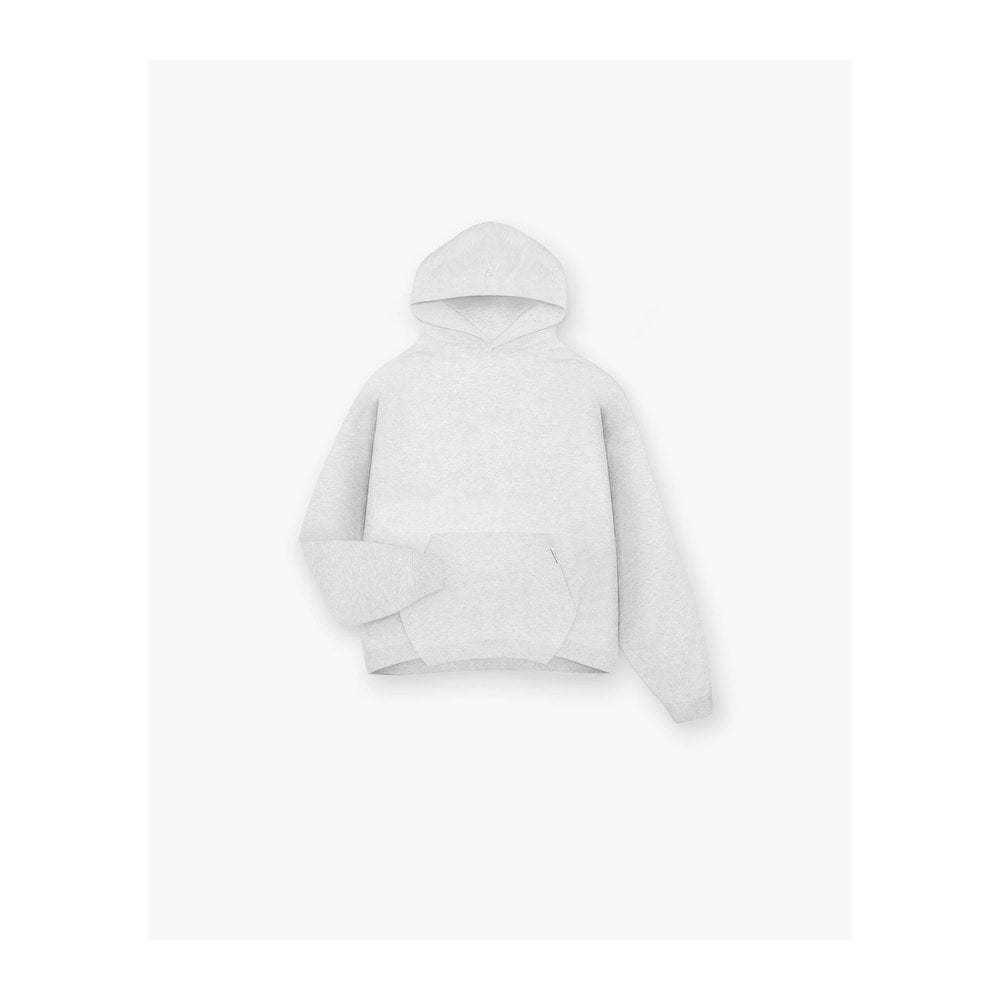 Represent Initial Boxy Hoodie Ice Grey Marl