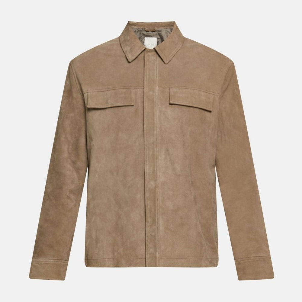 Calvin Klein Leather jacket Light Grey – veste