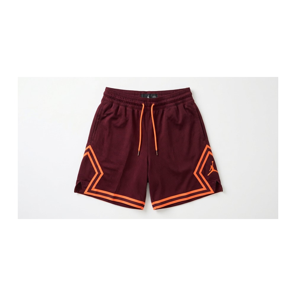 Air Jordan Jordan Sport Women's Diamond Shorts Night Maroon / Orange Pulse – шорти