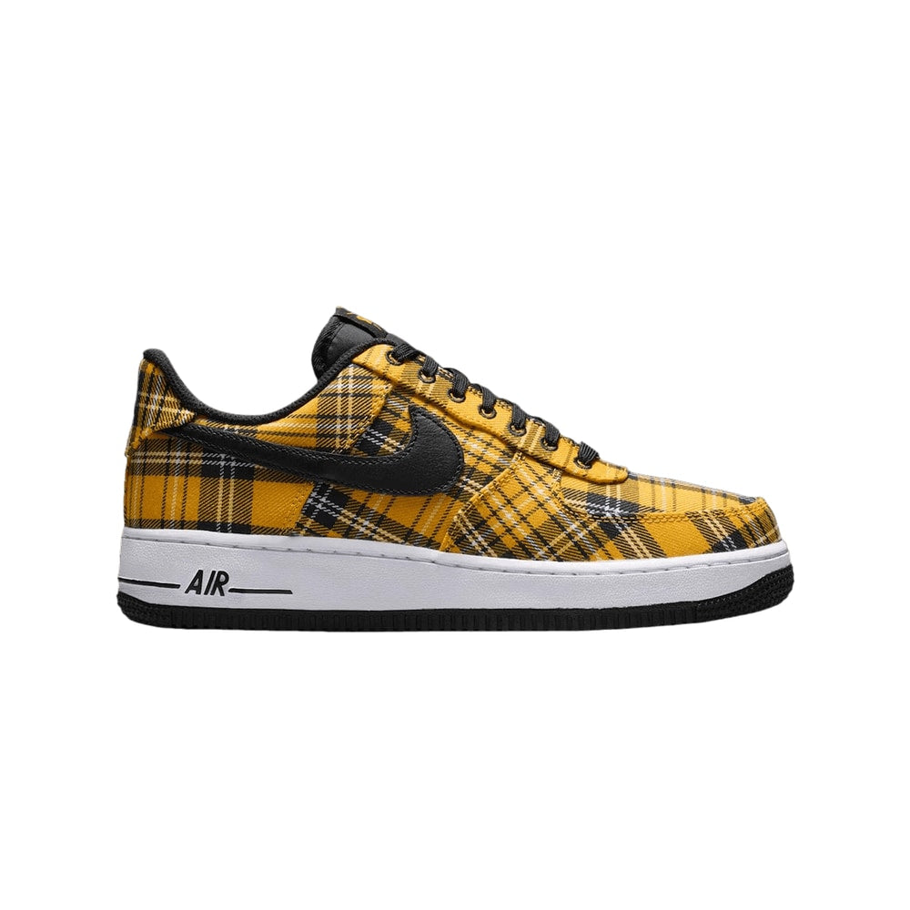 Nike Wmns Air Force 1 Low Yellow Plaid – boty, oranžová