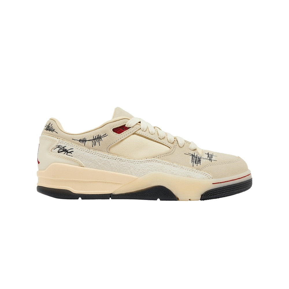Who Decides War x Air Jordan Wmns Jordan Flight Court The World Is Your Court - Crèpe – scarpe, beige