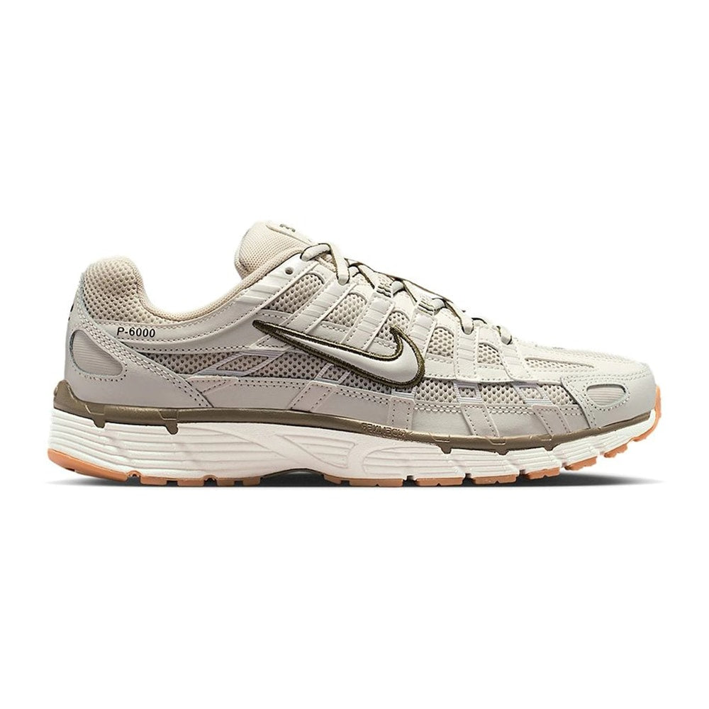 Nike P-6000 Light Bone Medium Olive Gum – boty, oranžová