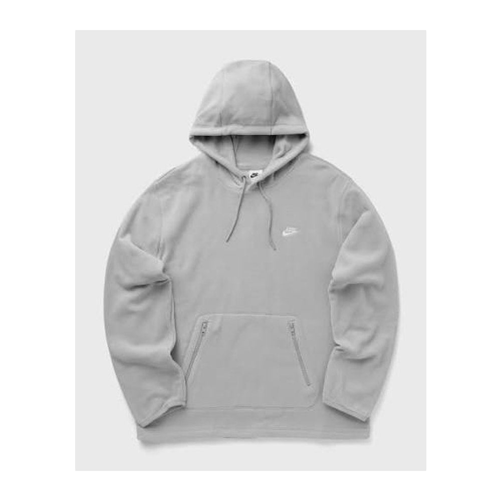 Nike Club Men's Winterized Pullover Hoodie Light Smoke – pulóver