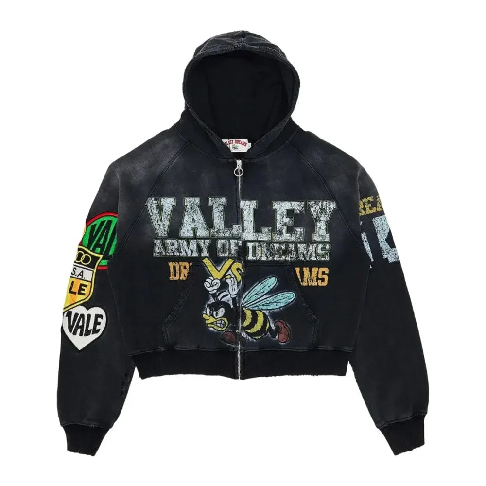 Vale Forever Valley Dreams Bee Hoodie Black – dukserica
