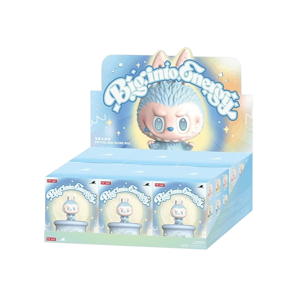 Pop Mart Labubu The Monsters Big into Energy Series Crystal Ball Sealed Case (6 Blind Box)