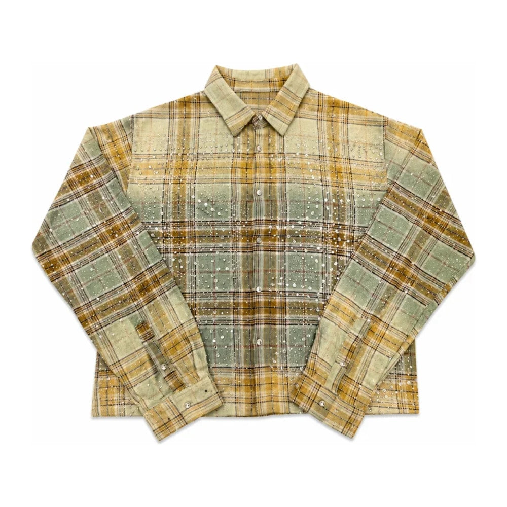 Vale Forever Rhinestone Plaid Flannel – odjeća