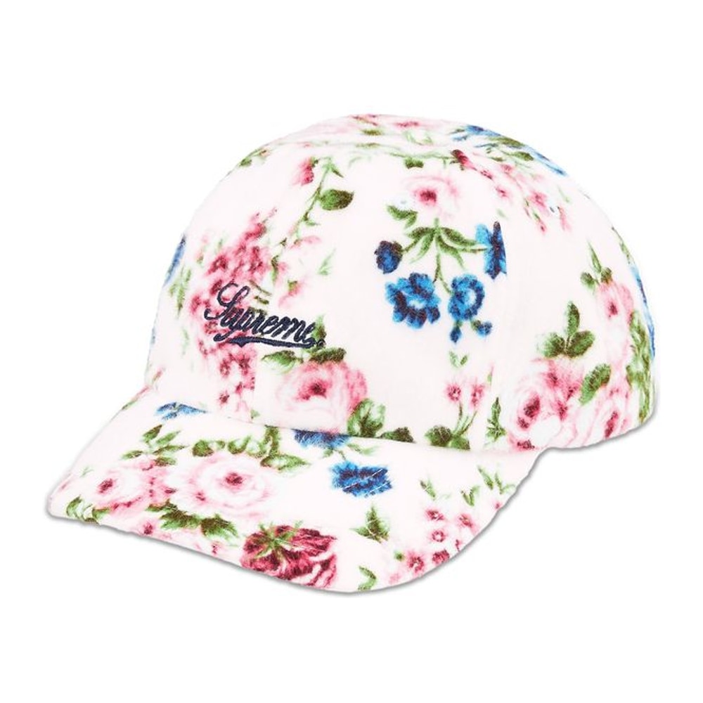 Supreme Floral Flannel 6-Panel 'White' – czapka