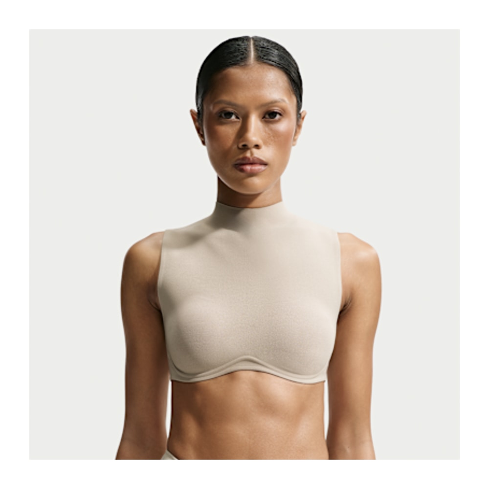 Nike NikeSKIMS Studio Stretch Halter Bra Linen (Women's) – tričko