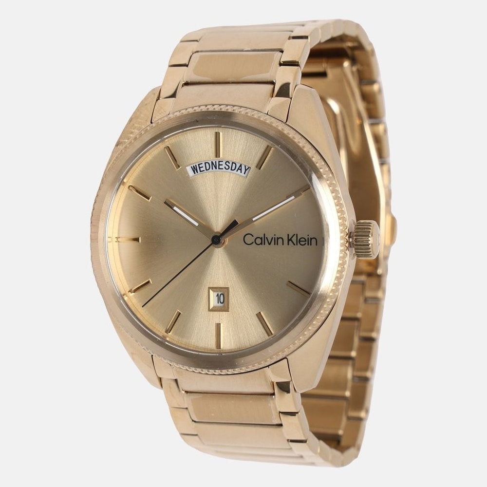 Calvin Klein Watch Gold – accesorios, dorado