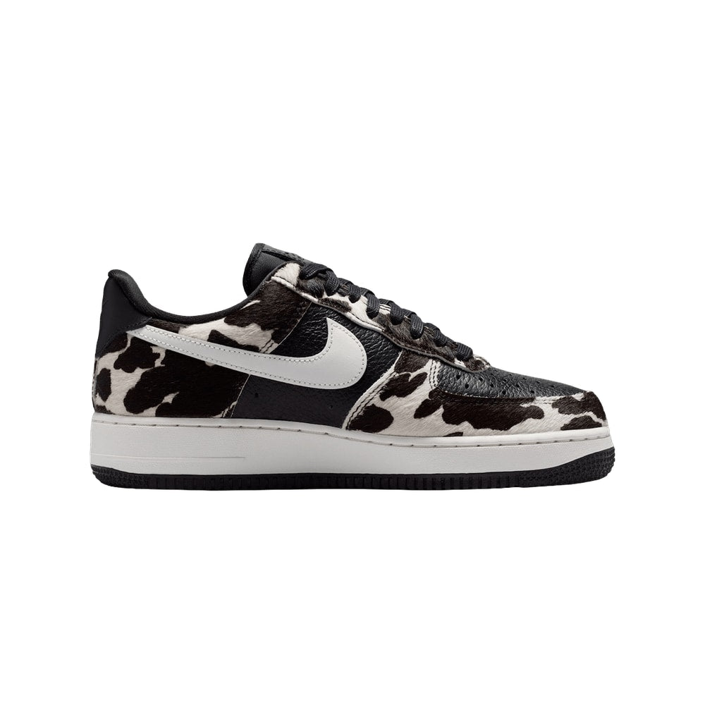 Nike Wmns Air Force 1 Low Cow Print Black – boty, bílá