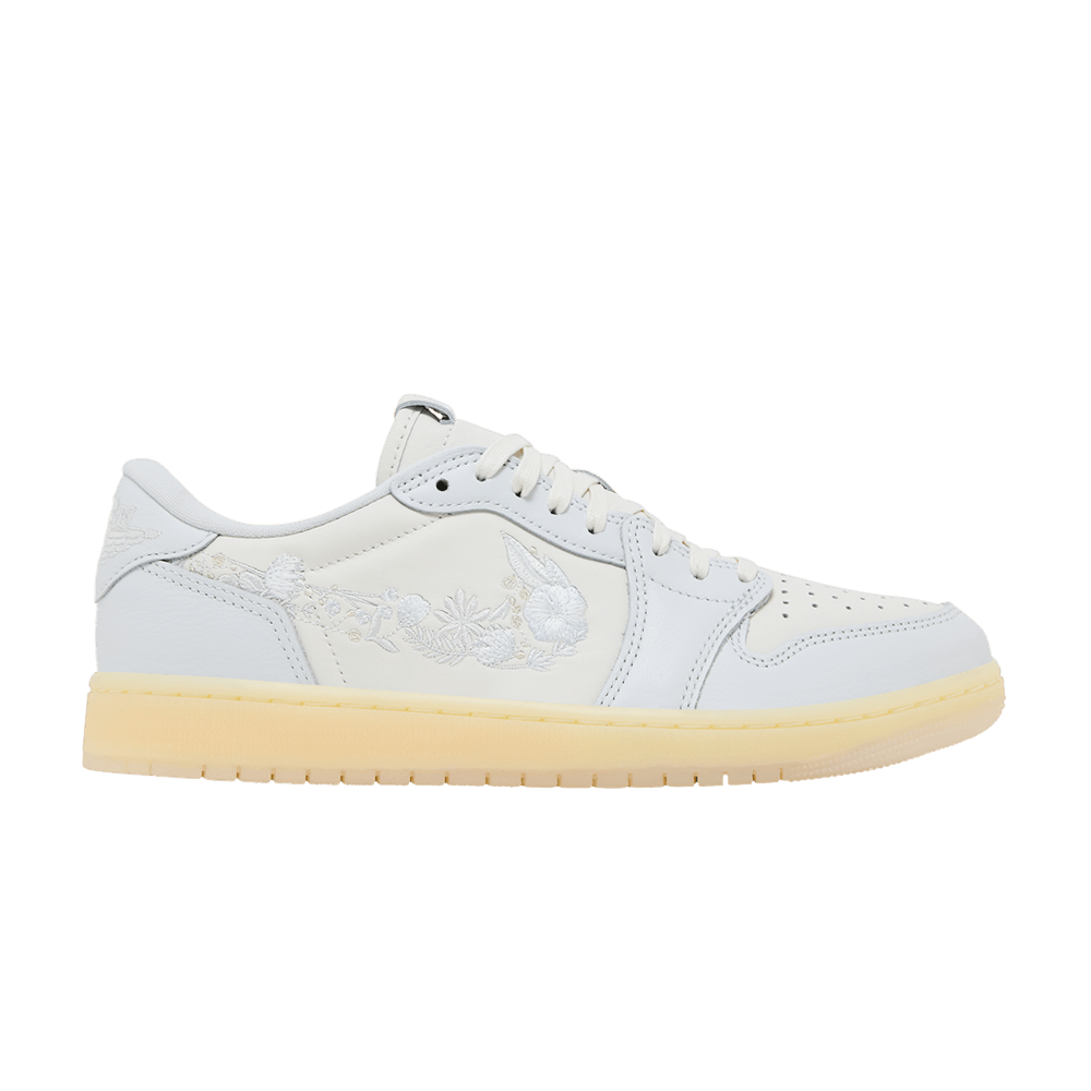 Air Jordan 1 Retro Low OG Rabbit Floral Swoosh – boty, béžová