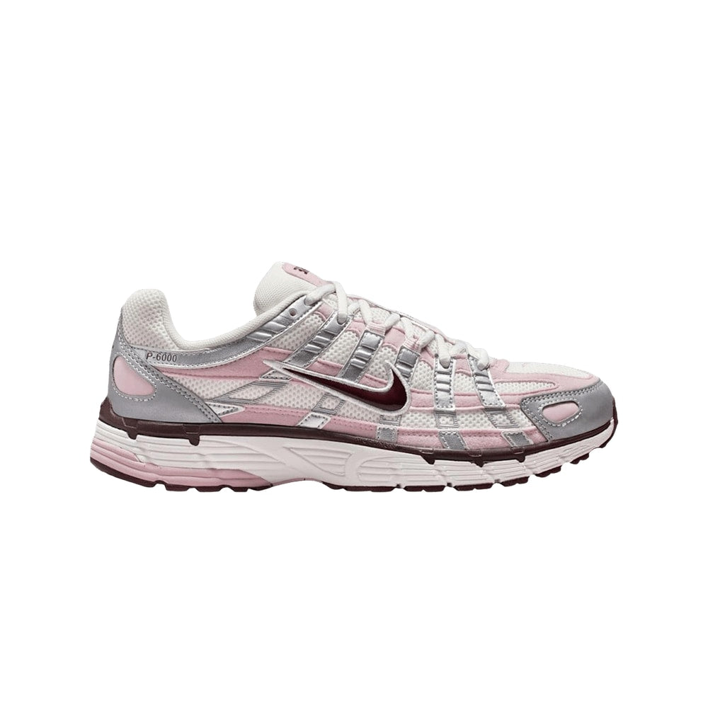 Nike Wmns P-6000 Silver Burgundy Plum Chalk – boty, bílá