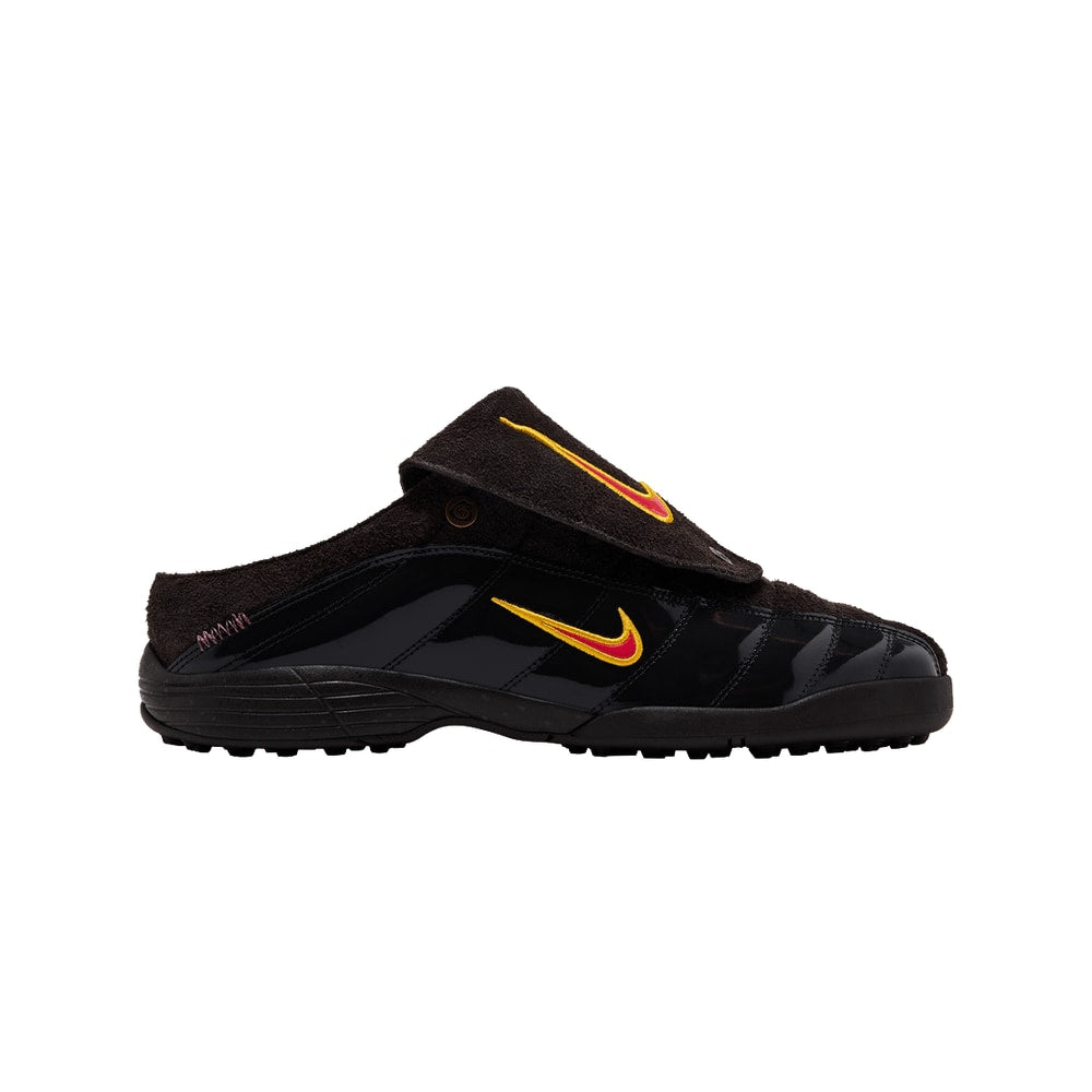 of Immigrants x Nike T-90 Mule Velvet Brown – schoenen, zwart