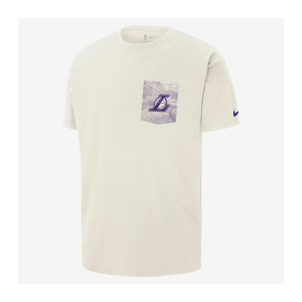 Los Angeles Lakers Courtside Men's Nike NBA Max90 Sail – oblečení