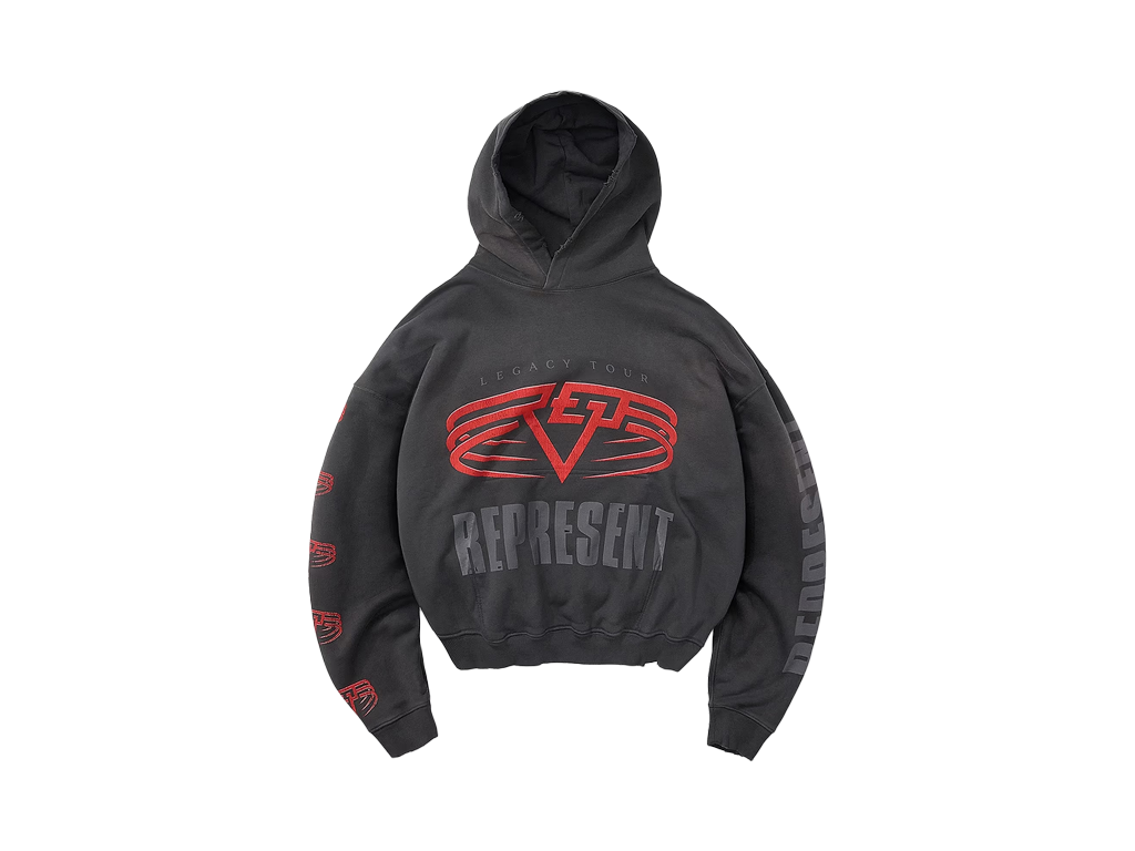 Represent Reversible Living Legacy Tour Hoodie Sun Fade Grey – bluza – zdjęcie 3 z 4