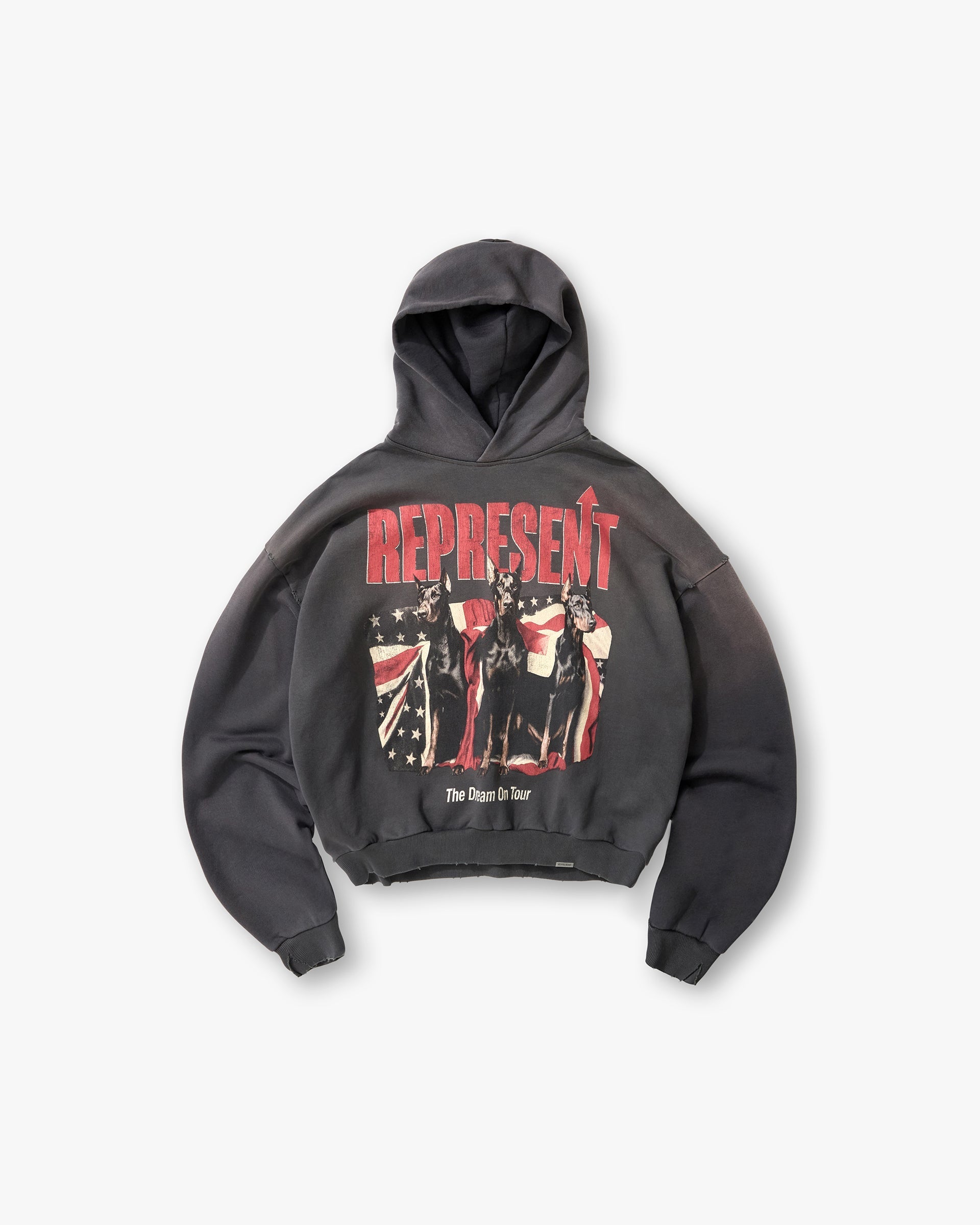 Represent Dream On Tour Hoodie Sun Fade Grey