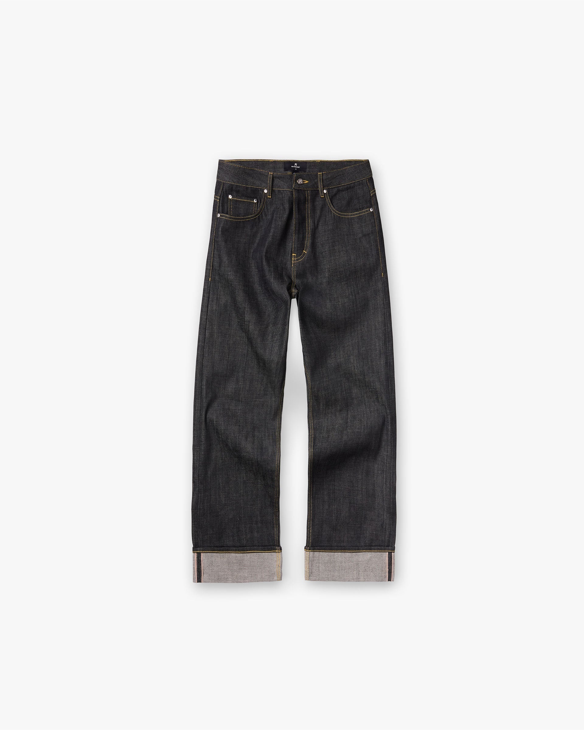 Represent Selvedge Denim Midnight Black