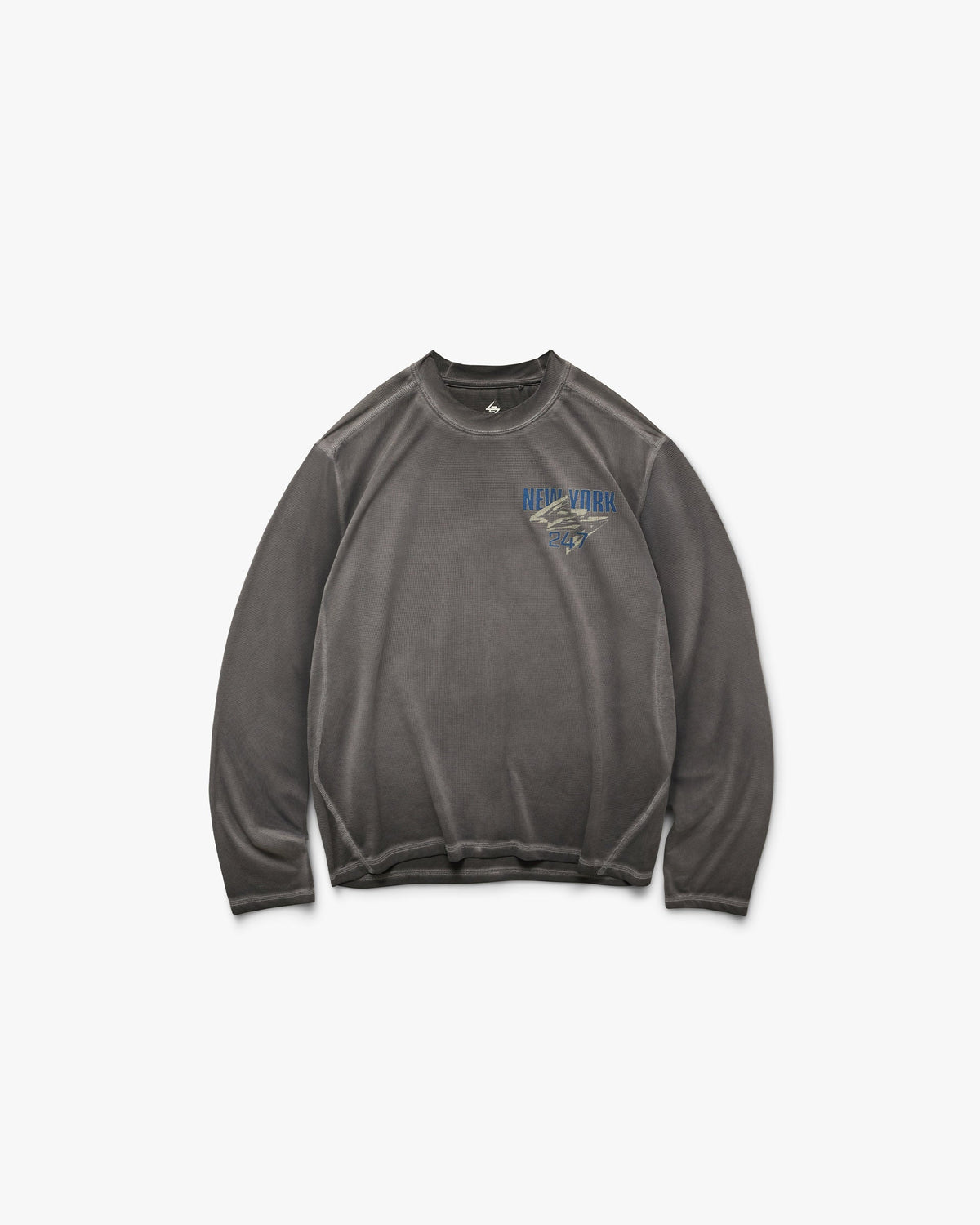 Represent 247 New York Long Sleeve T-Shirt Washed Grey – тениска