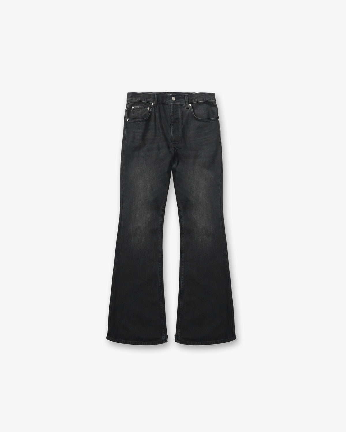 Represent R6 Flare Denim Black – oblečení, černá