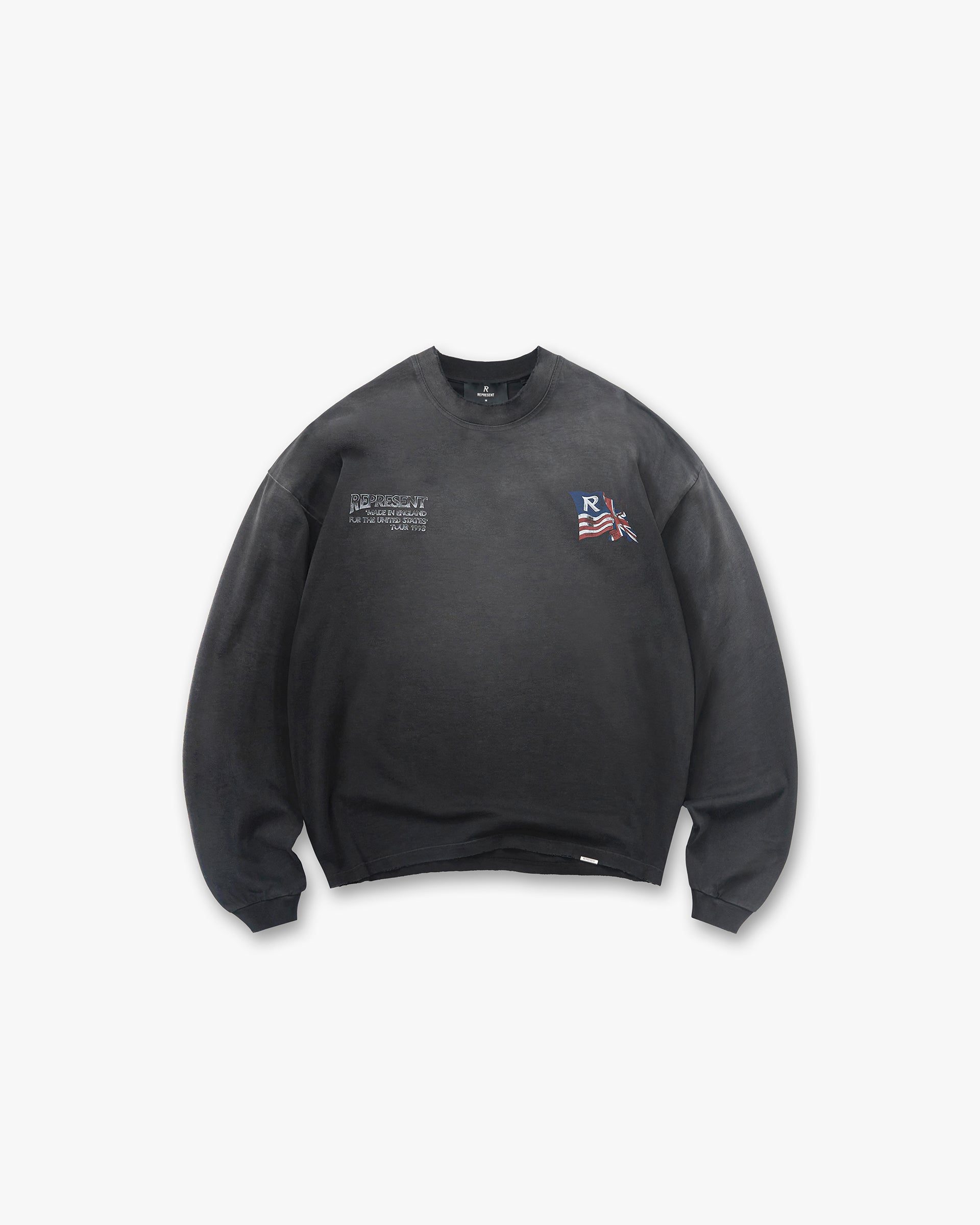 Represent Eagle Long Sleeve T-Shirt Black