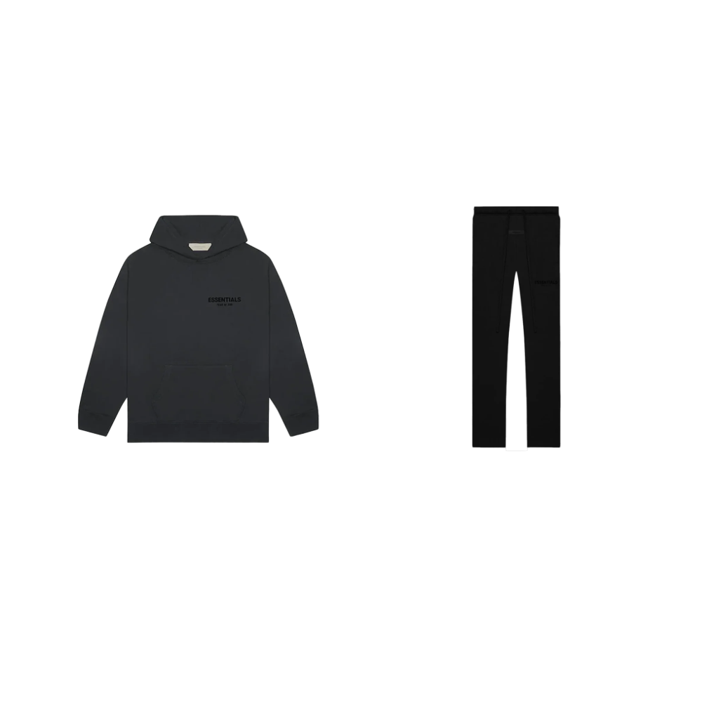 pikastore.cz - Fear of God Essentials S22 Relaxed Sweatpants + S22 Hoodie Black SET-Bundle-pikastore.cz-pikastore.cz