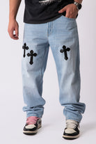 Custom Bleached Cross Jeans-Kalhoty-Custompantsprg-pikastore.cz