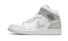 Nike Air Jordan 1 Mid SE GS Swoosh Logo - Grey Camo