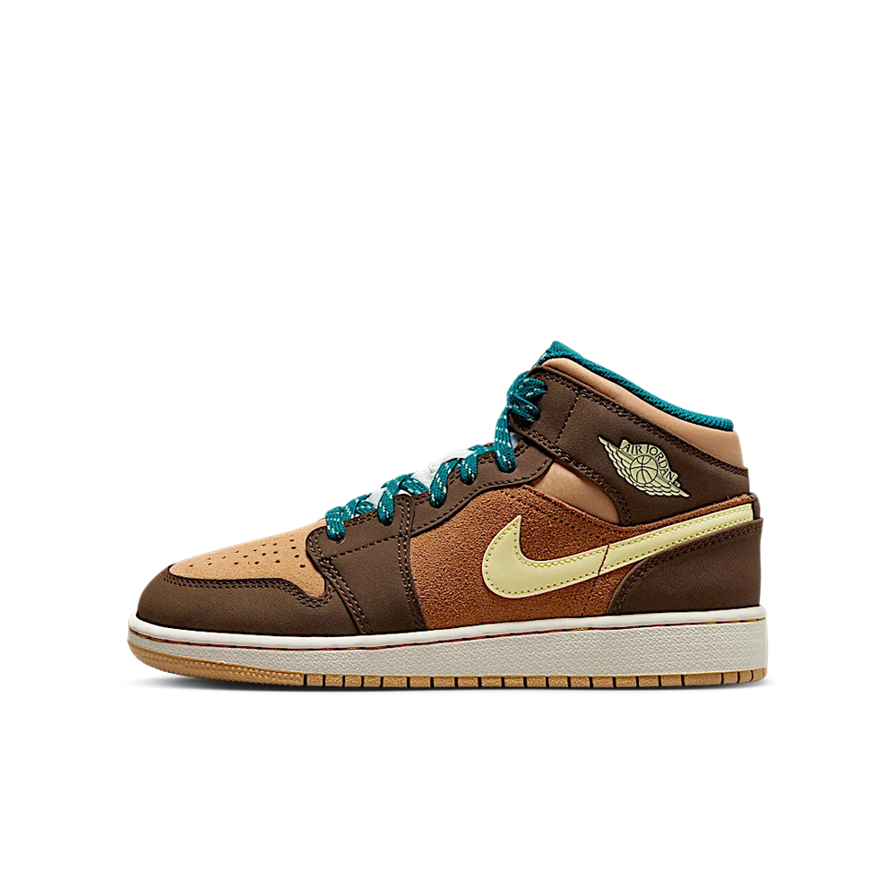 Nike Air Jordan 1 Mid SE GS Cacao Wow-Air Jordan-pikastore.cz