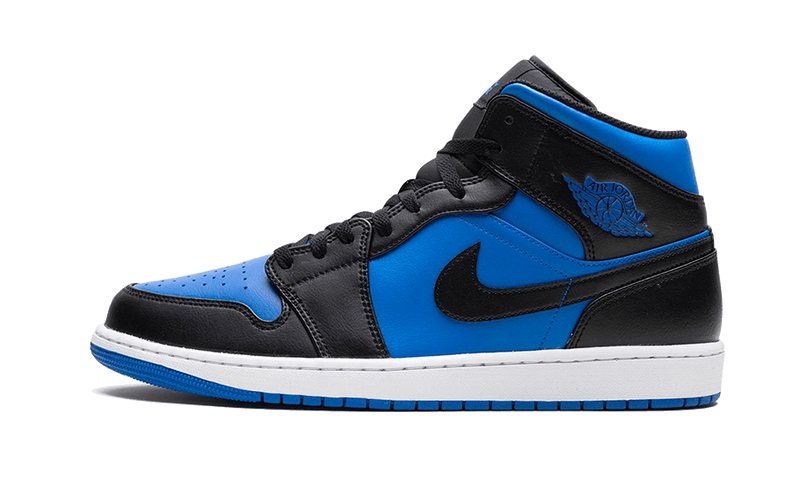 Nike Air Jordan 1 Mid Black Royal Blue-sneakers-Air Jordan-pikastore.cz