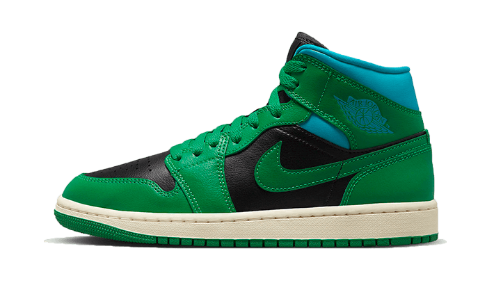Nike Air Jordan 1 Mid Lucky Green Aquatone (Women's)-sneakers-Air Jordan-pikastore.cz