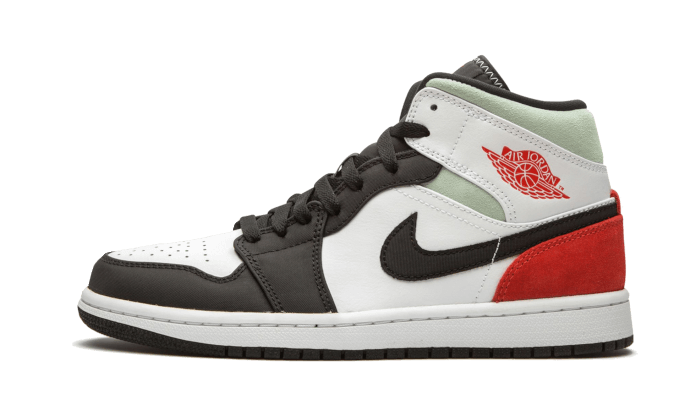 Nike Air Jordan 1 Mid GS Gym Red Black Toe-Air Jordan-pikastore.cz