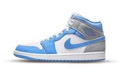 Nike Air Jordan 1 Mid University Blue Grey