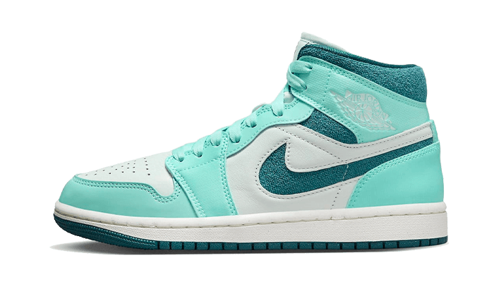 Nike Air Jordan 1 Mid Chenille Bleached Turquoise (Women's)-sneakers-Air Jordan-pikastore.cz