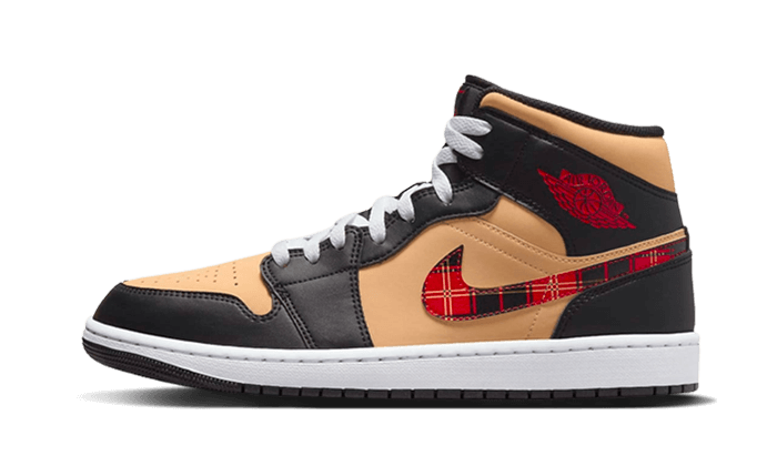 Nike Air Jordan 1 Mid SE Tartan Swoosh-Air Jordan-pikastore.cz