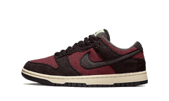 Nike Dunk Low SE Fleece Pack Burgundy Crush (Women's)