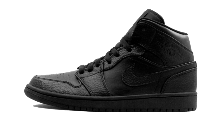 Nike Air Jordan 1 Mid Triple Black (2022)-sneakers-Air Jordan-pikastore.cz