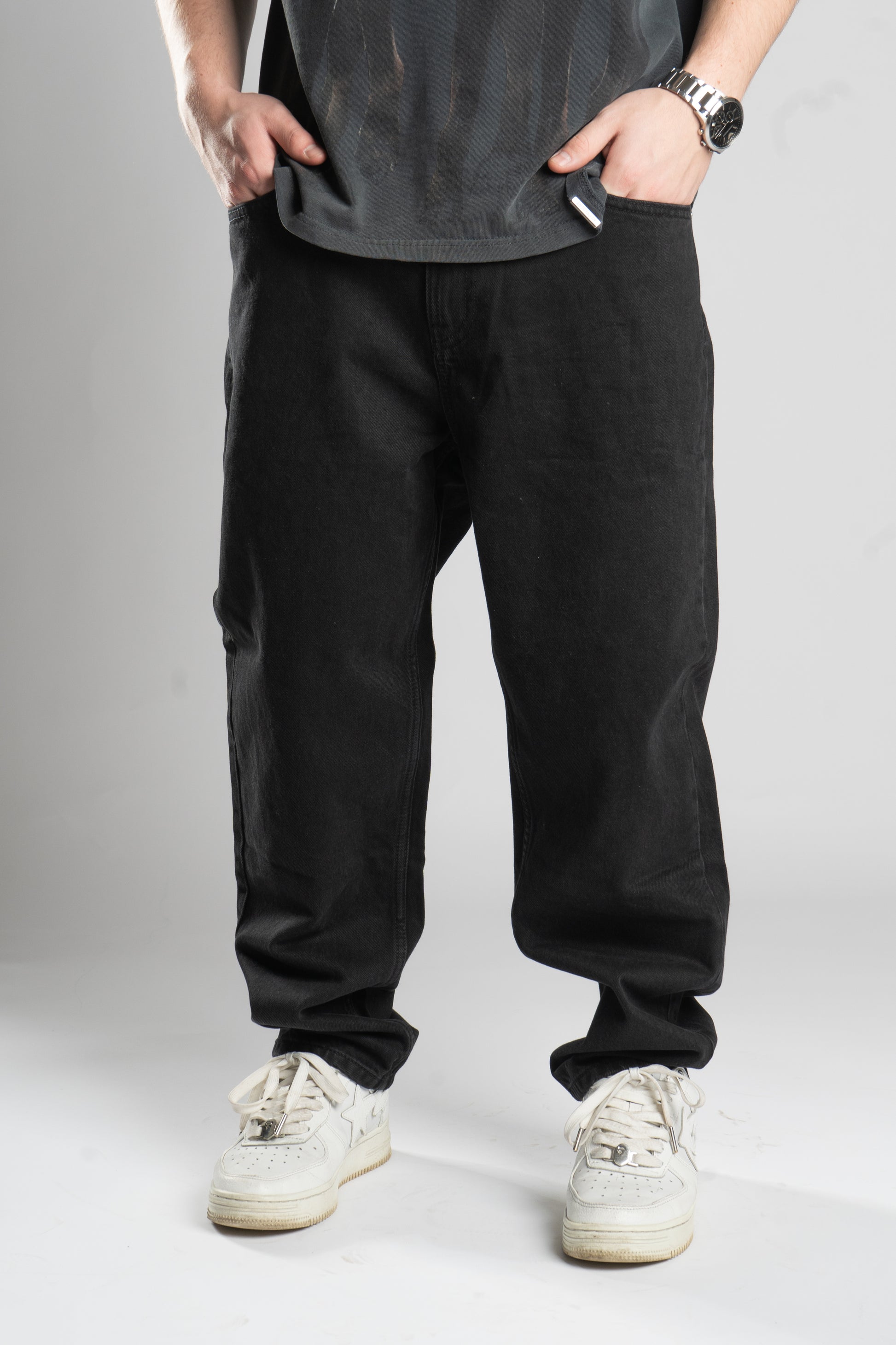 Custom Reverse Star Baggy Jeans-Kalhoty-Custompantsprg-pikastore.cz