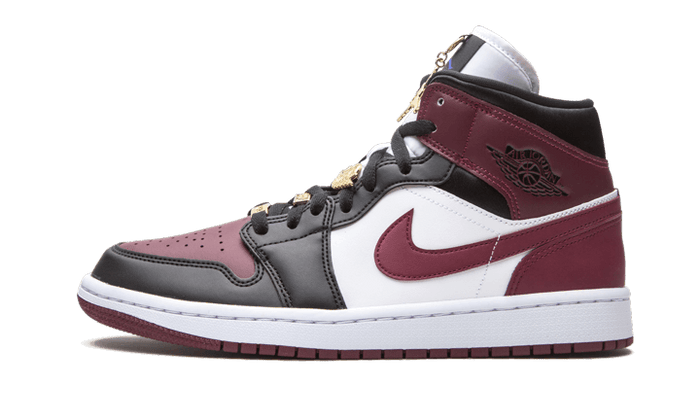 Nike Air Jordan 1 Mid SE Black Dark Beetroot (Women's)-sneakers-Air Jordan-pikastore.cz