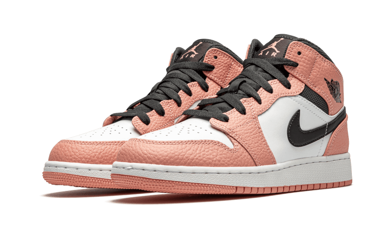 Nike Air Jordan 1 Mid Pink Quartz (GS)-sneakers-Air Jordan-pikastore.cz