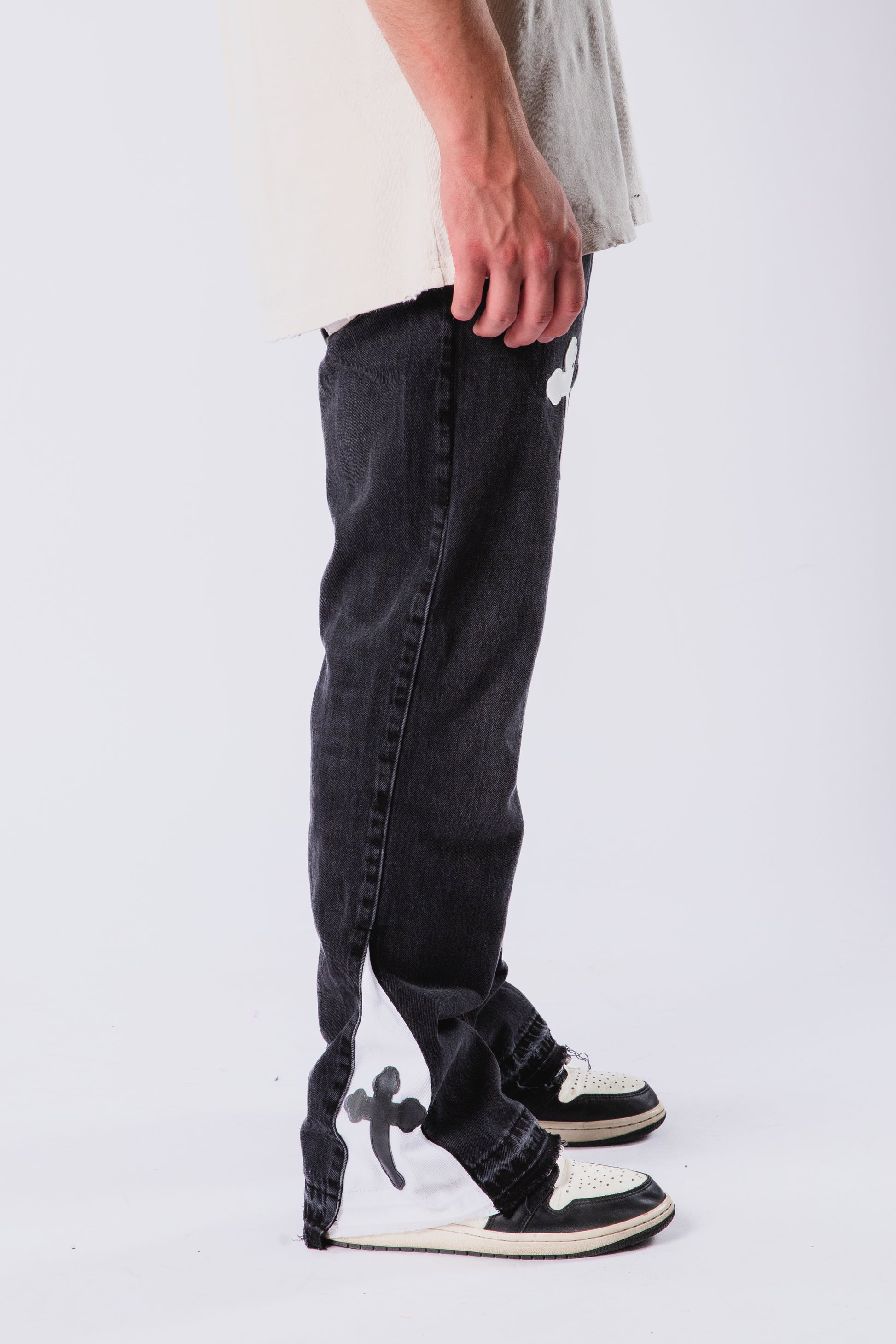 Custom Flared Cross Jeans-Kalhoty-Custompantsprg-pikastore.cz
