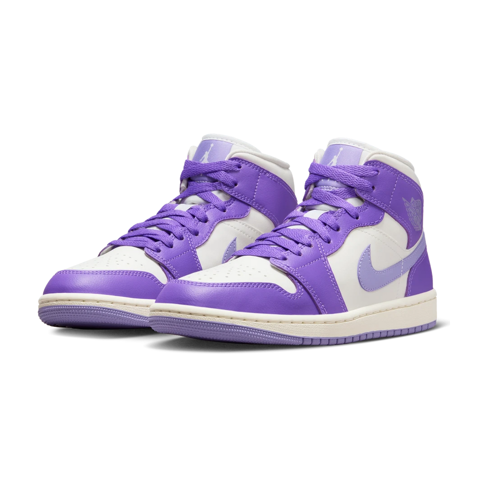 Nike Air Jordan 1 Mid Action Grape (Women's)-sneakers-Air Jordan-pikastore.cz