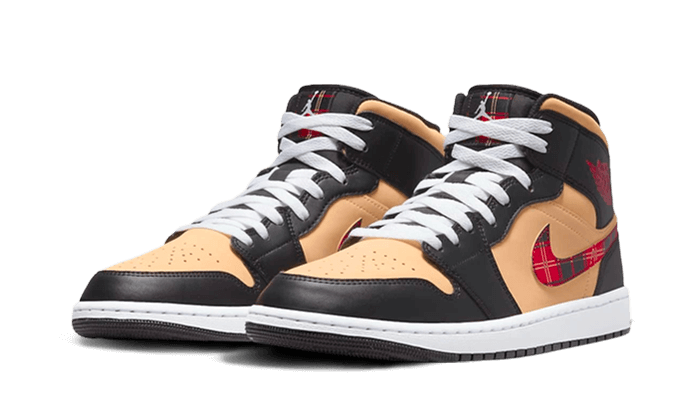 Nike Air Jordan 1 Mid SE Tartan Swoosh-Air Jordan-pikastore.cz