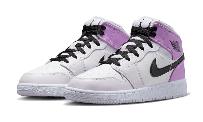 Nike Air Jordan 1 Mid Barely Grape (GS)-sneakers-Air Jordan-pikastore.cz