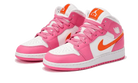 Nike Air Jordan 1 Mid Pinksicle Safety Orange (GS)-sneakers-Air Jordan-pikastore.cz