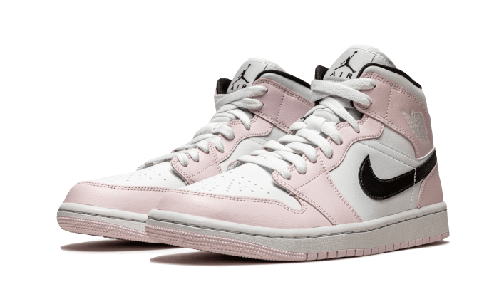 Nike Air Jordan 1 Mid Barely Rose (Women's)-sneakers-Air Jordan-pikastore.cz