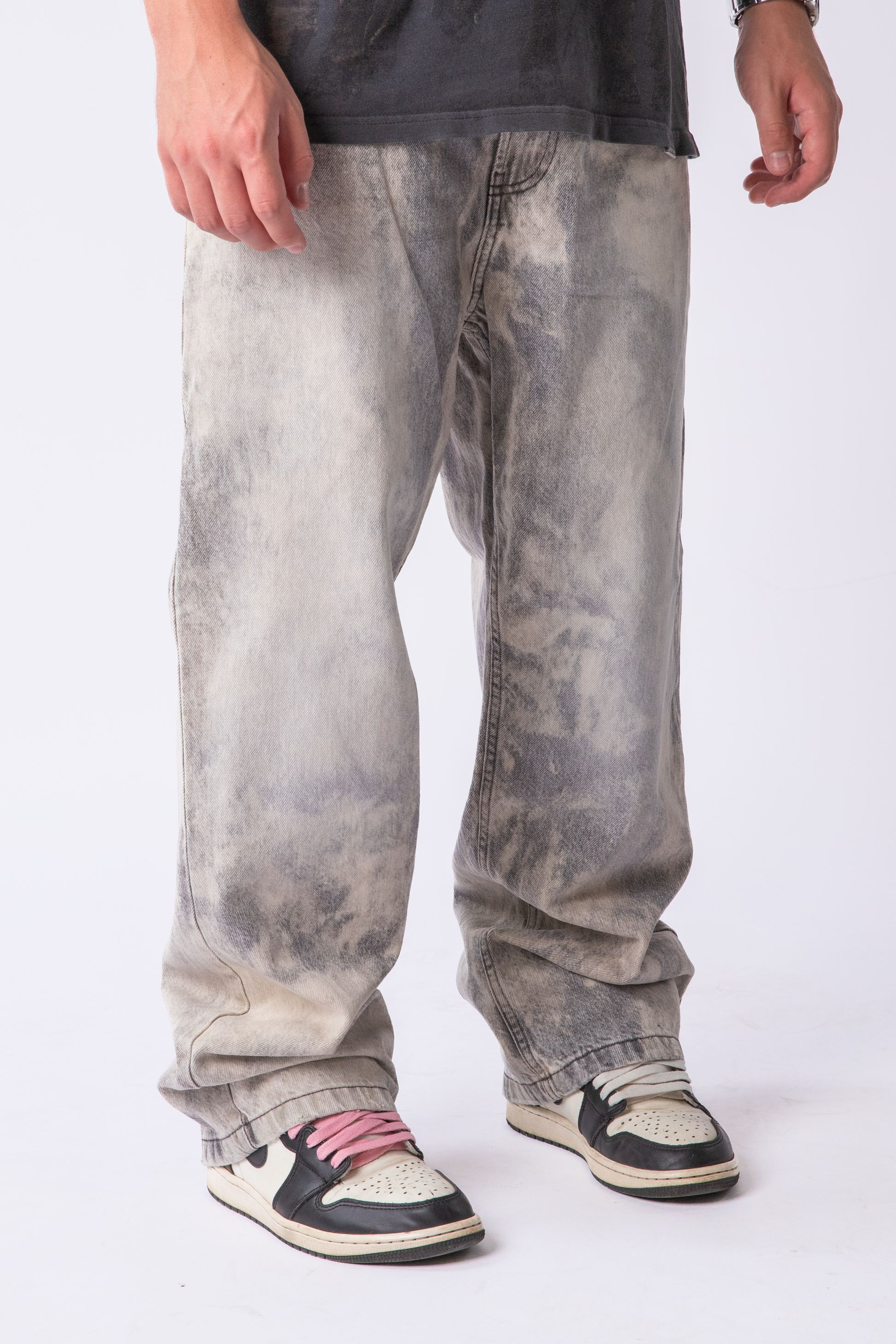 Custom Bleached Jeans-Kalhoty-Custompantsprg-pikastore.cz