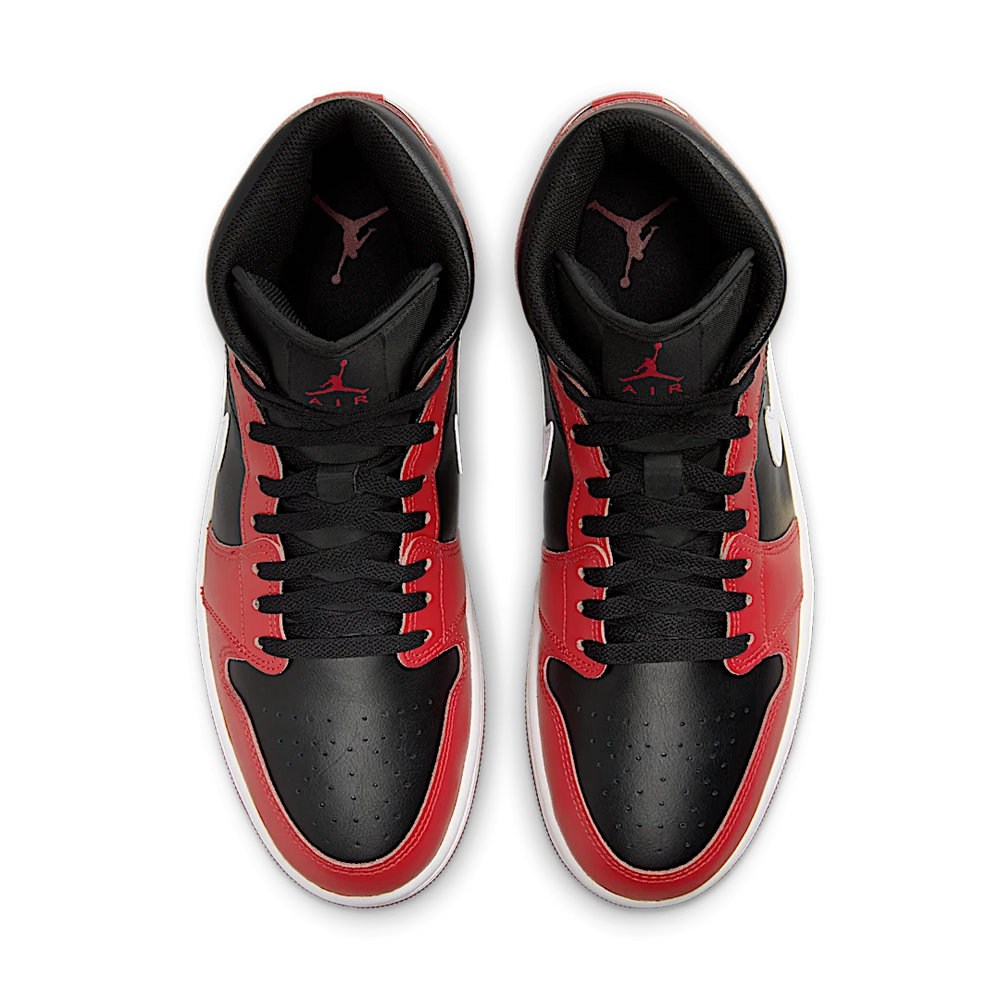 Nike Air Jordan 1 Mid Gym Red Black White-Air Jordan-pikastore.cz